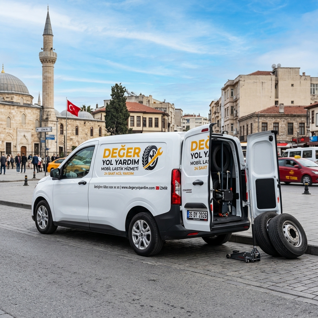 Güzelbahçe Lastikçi Hizmeti - Değer Yol Yardım